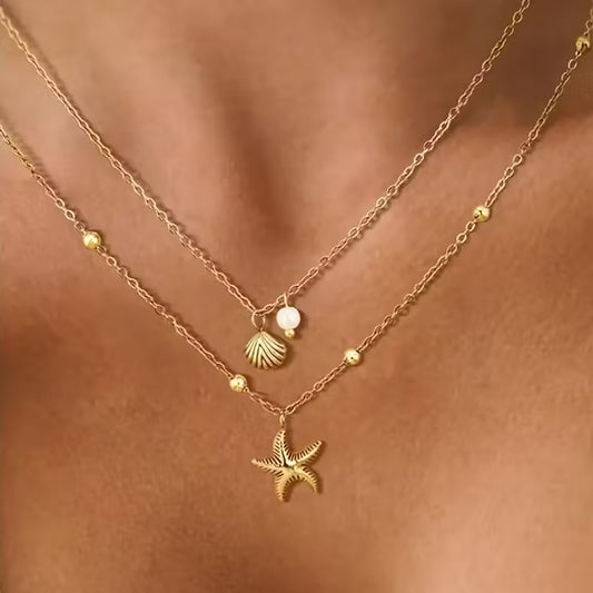 Double Layer Coastal Neckless