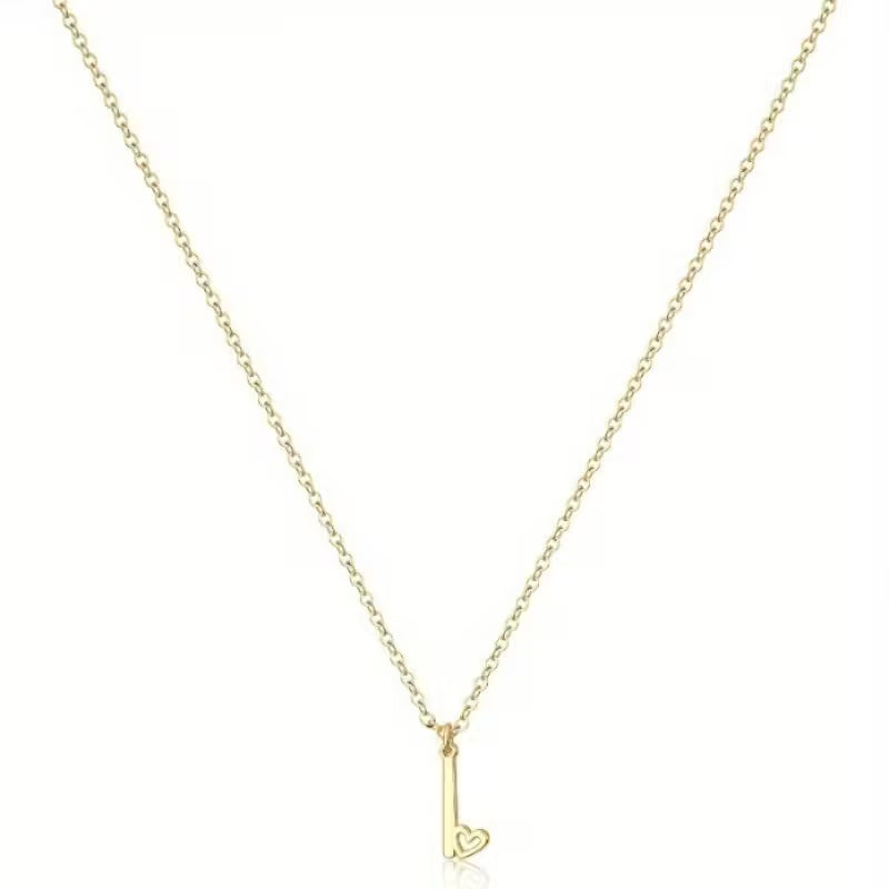 Women's Initial Pendant Necklace