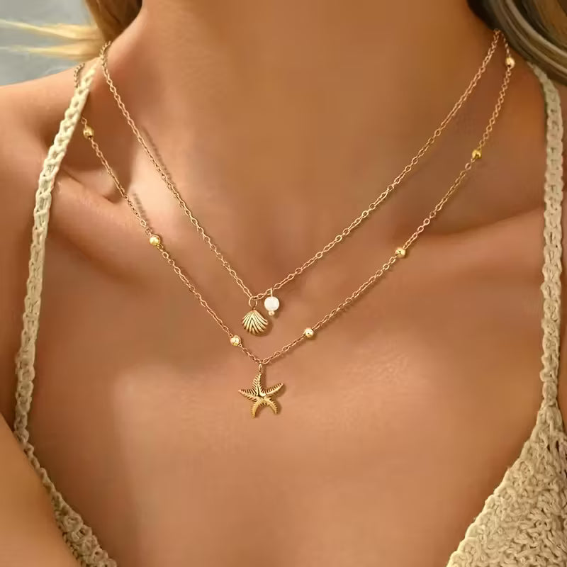 Double Layer Coastal Neckless