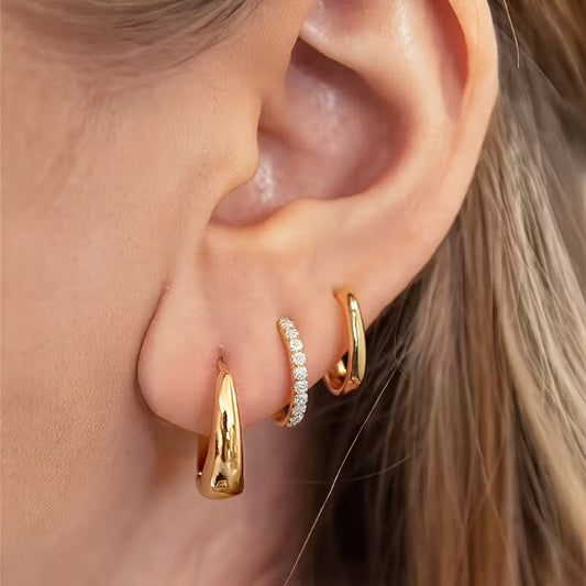 3 Piece Hoop Earring Set